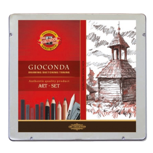 [D99972] Astuccio in metallo Art Set Gioconda Full KOH.I.NOOR