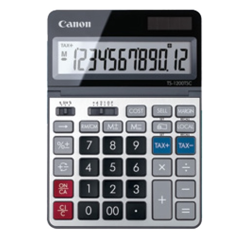 [DCANTS1200TSC] Canon Calcolatrice TS-1200TSC DBL EMEA GRIGIO