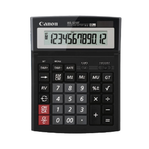 [DCANWS1210T] Canon Calcolatrice WS-1210T EMEA HB GRIGIO