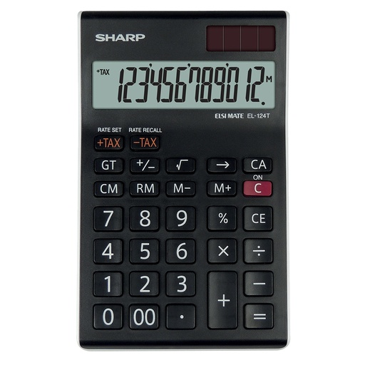 [DSHAEL124T] Sharp Calcolatrice da Tavolo EL-124T 12 cifre