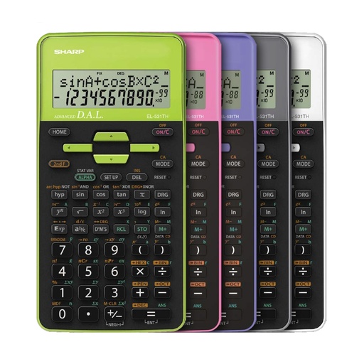 [DSHAEL531THBK] Sharp Calcolatrice scientifica Rosa EL531THBPK