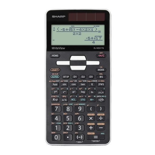 [DSHAELW531TGB] Sharp Calcolatrice Scientifica EL-W531TG-Bianco