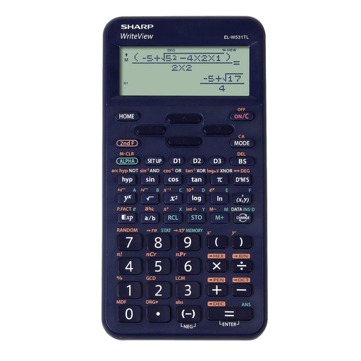 [DSHAELW531TLBB] Sharp Calcolatrice Scientifica EL-W531TL-Blu