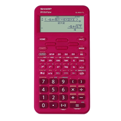 [DSHAELW531TLRD] Sharp Calcolatrice Scientifica EL-W531TL-Rosso