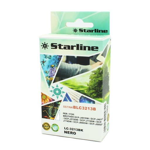 [DSSTINKBLC3213B] CARTUCCIA INK NERO PER PRINT C/BROTHER LC-3213BK