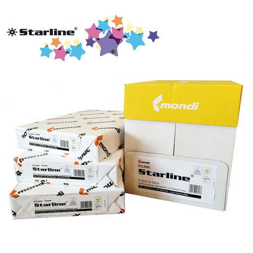 [DSTL2003] Mini Pallet 50 risme Carta A4 80gr 500Fg Bianca STARLINE (max 1 mini pallet)
