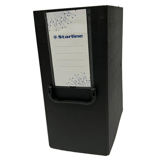 [DSTL5095] Scatola archivio c/maniglia nero dorso 20cm Starline