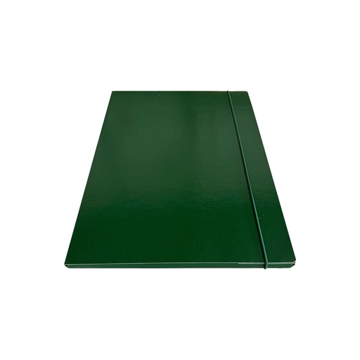 [DSTL5302] Cartella c/elastico tondo verde dorso 1cm Starline