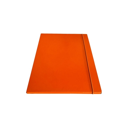[DSTL5304] Cartella c/elastico tondo arancio dorso 1cm Starline