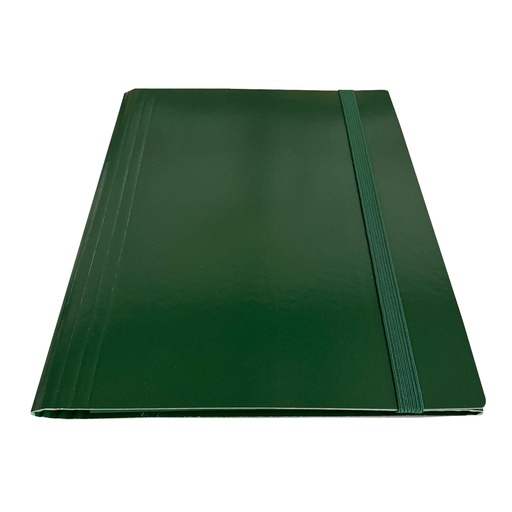 [DSTL5402] Cartella c/elastico piatto verde dorso variabile Starline
