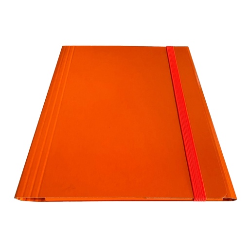 [DSTL5404] Cartella c/elastico piatto arancio dorso variabile Starline