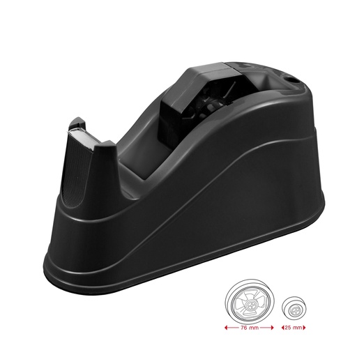 [DSTL6610] Dispenser da tavolo big c/portapenne nero per nastri 33/66mt Starline