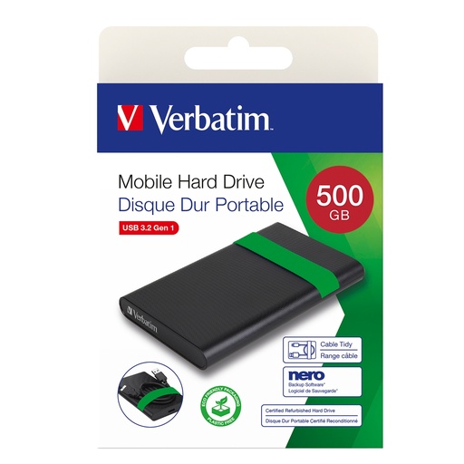 [DVERB053111] HARD DISK PORTATILE RICONDIZIONATO USB3.2 GEN 1 500GB