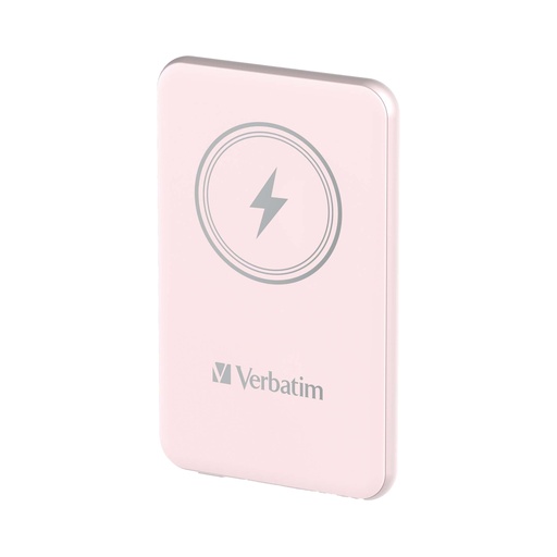 [DVERB32243] Power Bank Wireless Magnetico 5000 mAh Rosa_ Verbatim