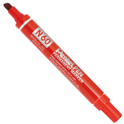 [D29891] MARCATORE PENTEL PEN N60 ROSSO P.SCALPELLO