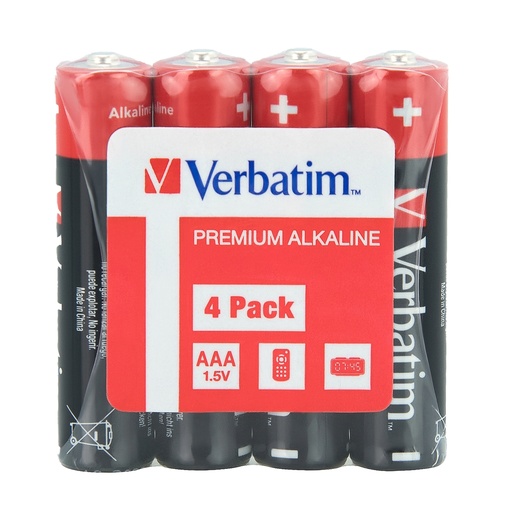 [DVERB49500] Verbatim 4 PILE ministilo AA A A LKALINE