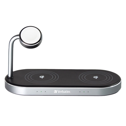 [DVERB49557] Verbatim Supporto di ricarica wireless 3-in-1 WCS-03