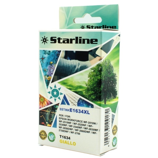 [DSSTINKE1634XL] CARTUCCIA GIALLO PER PRINT C/EPSON T1634