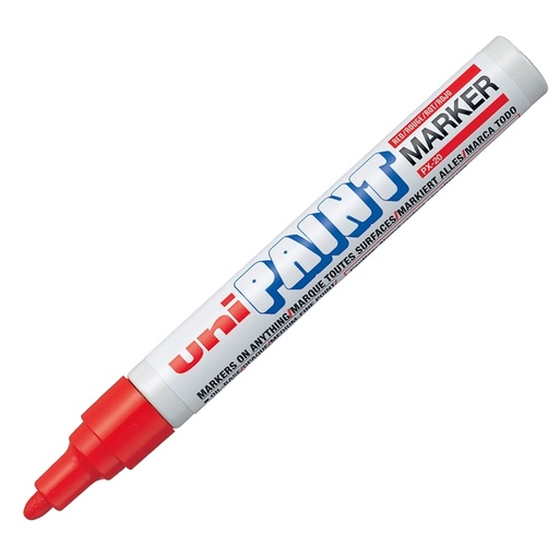 [D30358] Marcatore UNI PAINT PX20 punta conica 2,8mm rosso UNI MITSUBISHI