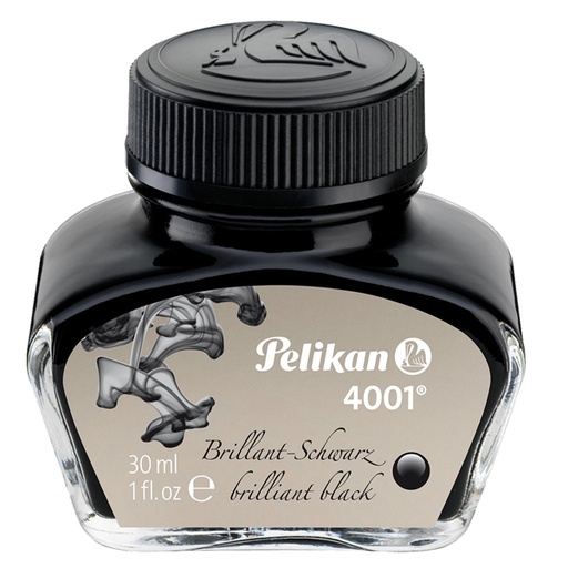 [D30559] INCHIOSTRO STILOGRAFICO PELIKAN 4001 30ML NERO