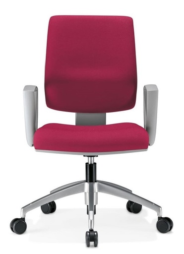 [170905] Poltrona Operativa KUBIX NEW APW Cat D Schienale basso con braccioli nylon