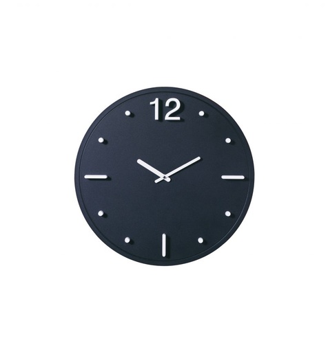 [172102] Orologio da parete OREDODICI Nero / Numeri Bianchi