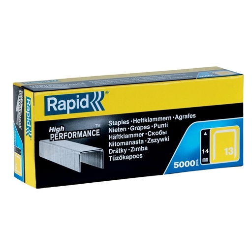 [D32404] SCATOLA 5000 PUNTI RAPID 13/14 GALVANIZZATI