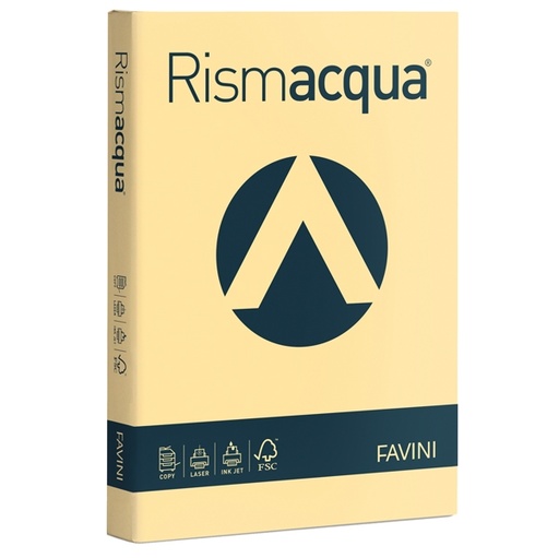 [D32751] Carta RISMACQUA 140gr A4 200fg camoscio 02 FAVINI