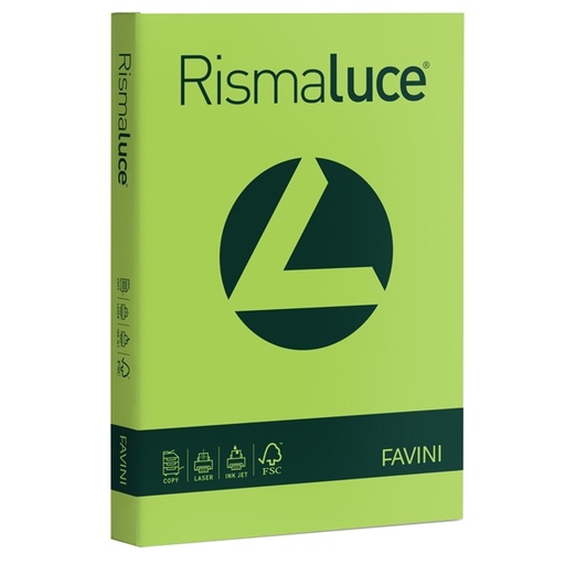 [D32776] Carta RISMALUCE 200gr A4 125fg pistacchio 54 FAVINI