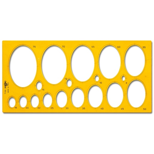 [D34883] MASCHERA ARDA ELLISSI DA 8 A 75MM