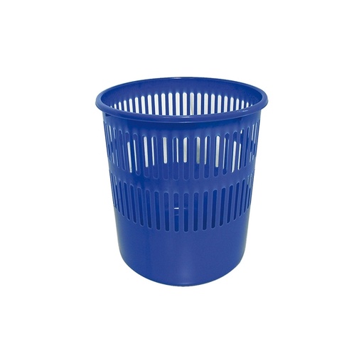 [D35344] CESTINO GETTACARTE 12LT BLU TRAFORATO 4119 ARDA