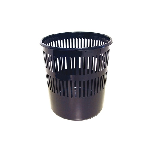 [D35345] CESTINO GETTACARTE 12LT NERO TRAFORATO 4119 ARDA