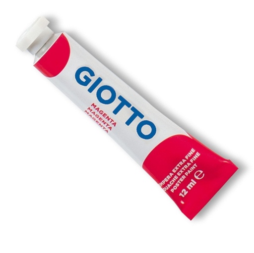 [D36122] TEMPERA GIOTTO TUBO 4 (12ML) ROSSO MAGENTA 10