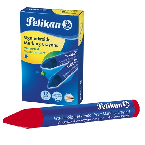 [D36326] SCATOLA 12 PASTELLI INDUSTRIALI 762 ROSSO PELIKAN