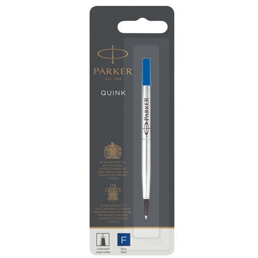 [D36581] REFILL ROLLER PARKER FINE 0.5MM BLU