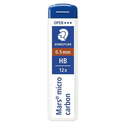 [D37049] 12 astucci da 12 mine 0.5mm MARS(R)MICRO 250 05-HB STAEDTLER