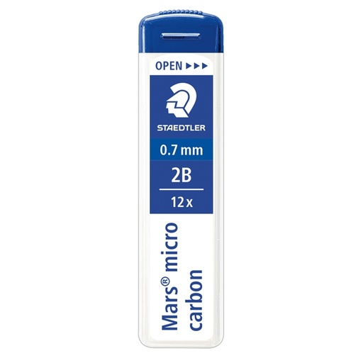 [D37055] 12 astucci da 12 mine 0.7mm MARS(R)MICRO 250 07-2B STAEDTLER