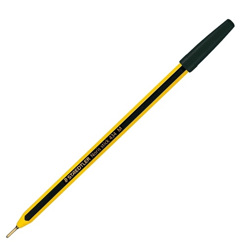 [D37065] Penne a sfera 434 NORIS Stick pz.20 NERO 1,0mm STAEDTLER