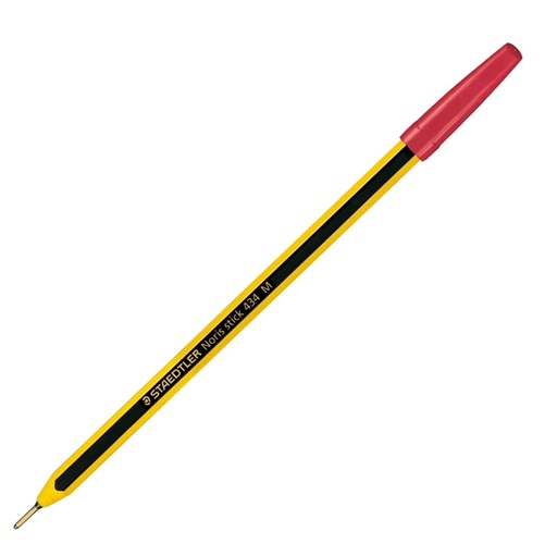 [D37067] Penne a sfera 434 NORIS Stick pz.20 ROSSO 1,0mm STAEDTLER