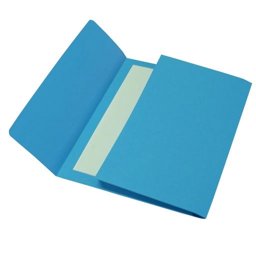 [D37526] 25 CARTELLINE A BUSTA 152B AZZURRO 26X34 200GR BRISTOL