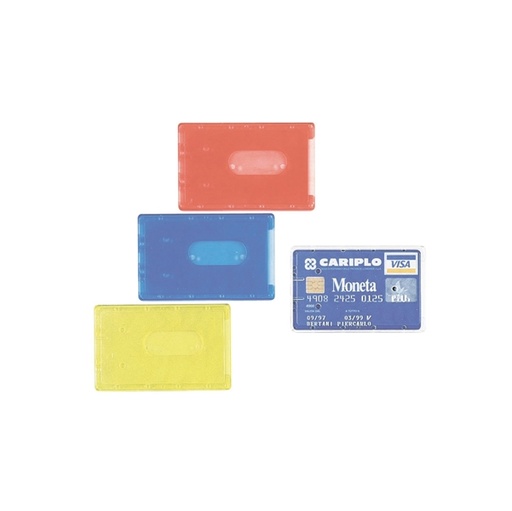 [D37645] BUSTA PORTA CARDS 8,5X5,4 02/7828 PVC RIGIDO TRASPARENTE FAVORIT