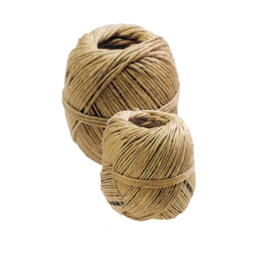 [D38107] 6 ROTOLI DI SPAGO NATURALE CANAPA 2 3/4 VIVA DIAM. 3,5 MM. 500GR. LUNG. 75MT.