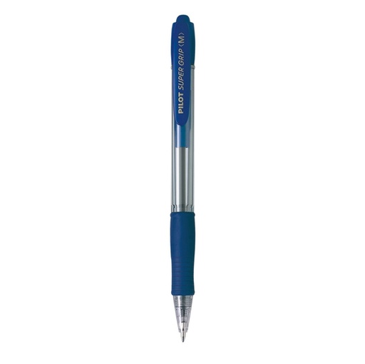 [D39396] PENNA SFERA SCATTO SUPER GRIP BLU MEDIO 1.0mm PILOT
