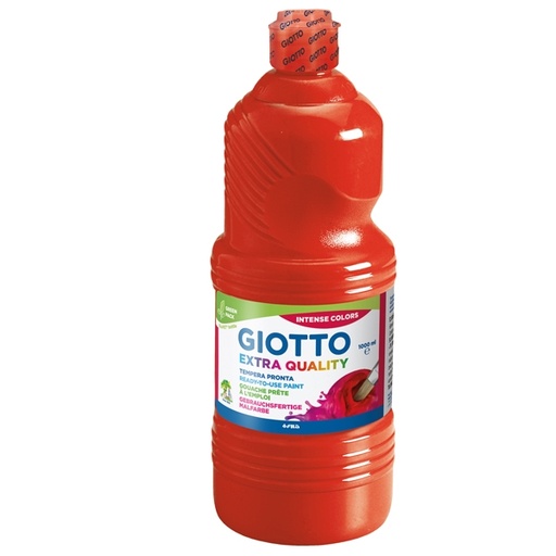 [D40468] TEMPERA PRONTA GIOTTO 1000ML ROSSO VERMIGLIO