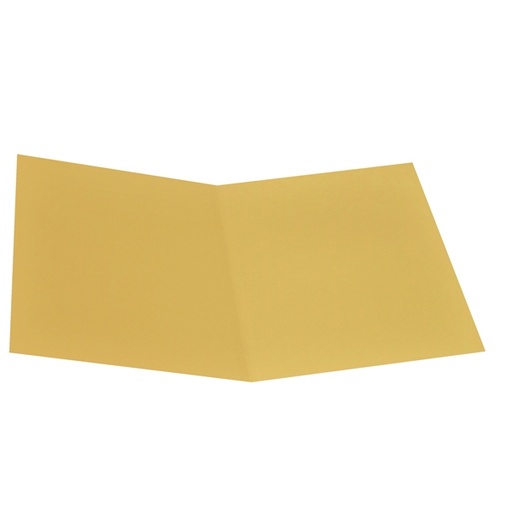 [D44914] 100 CARTELLINE SEMPLICI GIALLO S/STAMPA 145GR