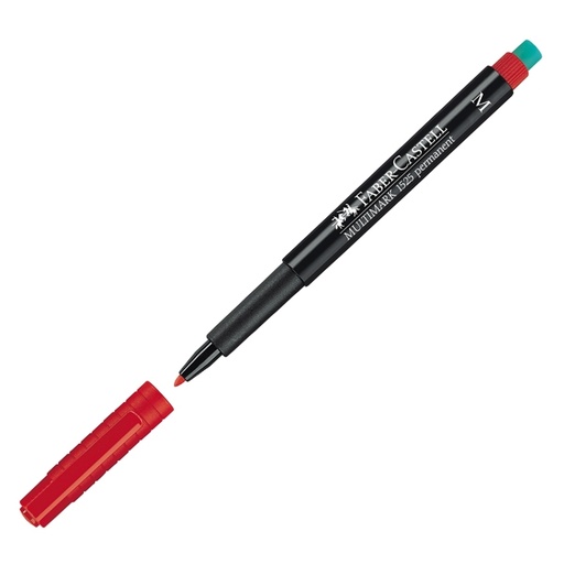 [D45936] PENNARELLO MULTIMARK ROSSO 1,0 MEDIO FABER-CASTELL