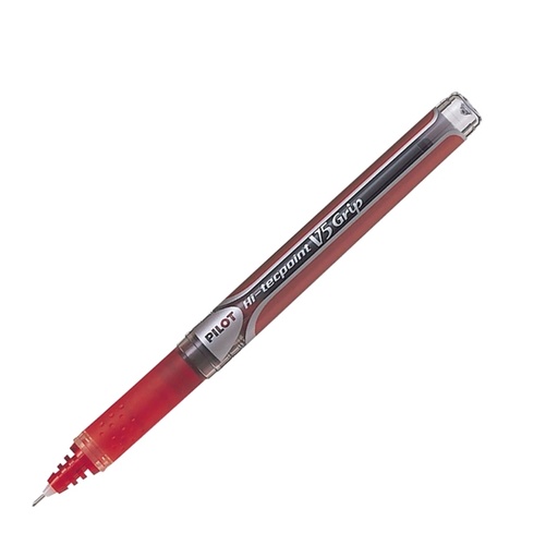 [D46022] ROLLER HI-TECPOINT V5 GRIP ROSSO PILOT