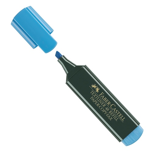 [D46088] EVIDENZIATORE TEXTLINER AZZURRO FABER-CASTELL