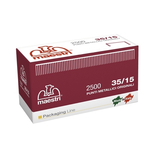 [D46174] SCATOLA DA 2500 PUNTI 35/15 15MM RAME RO-MA X ROMABOX