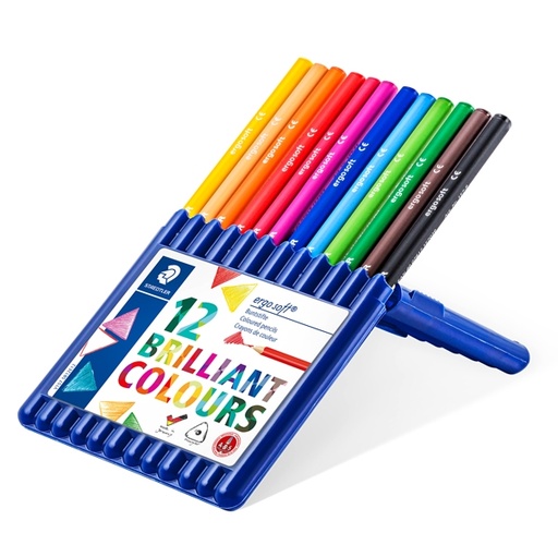 [D46462] ASTUCCIO 12 MATITE COLORATE ERGO SOFT STAEDTLER